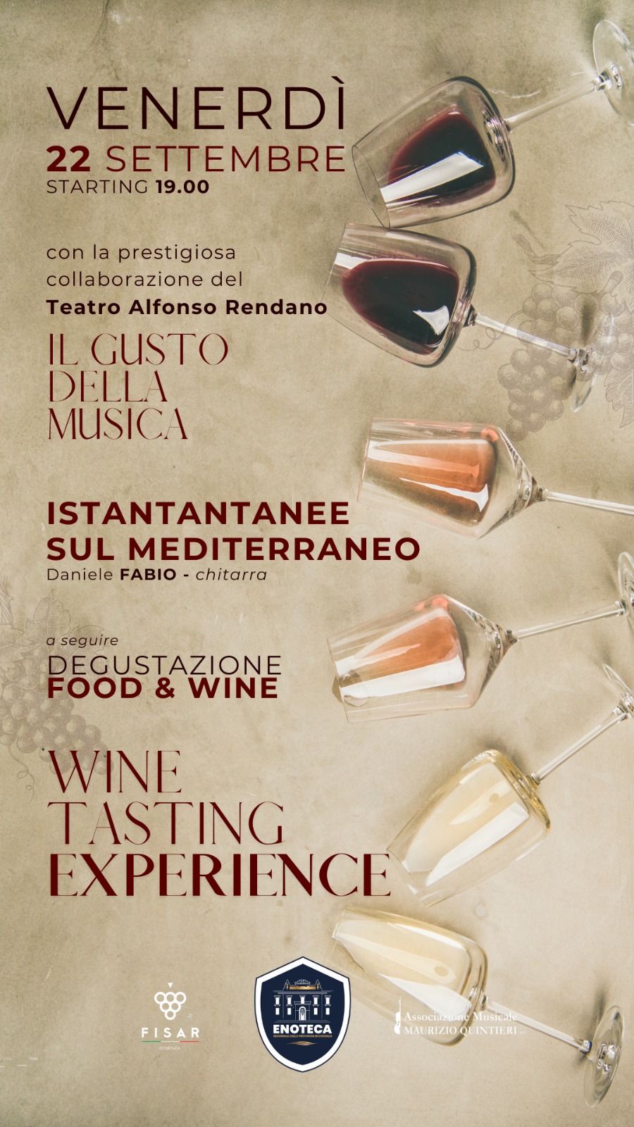 Wine Tasting Experience 22 Settembre 2023