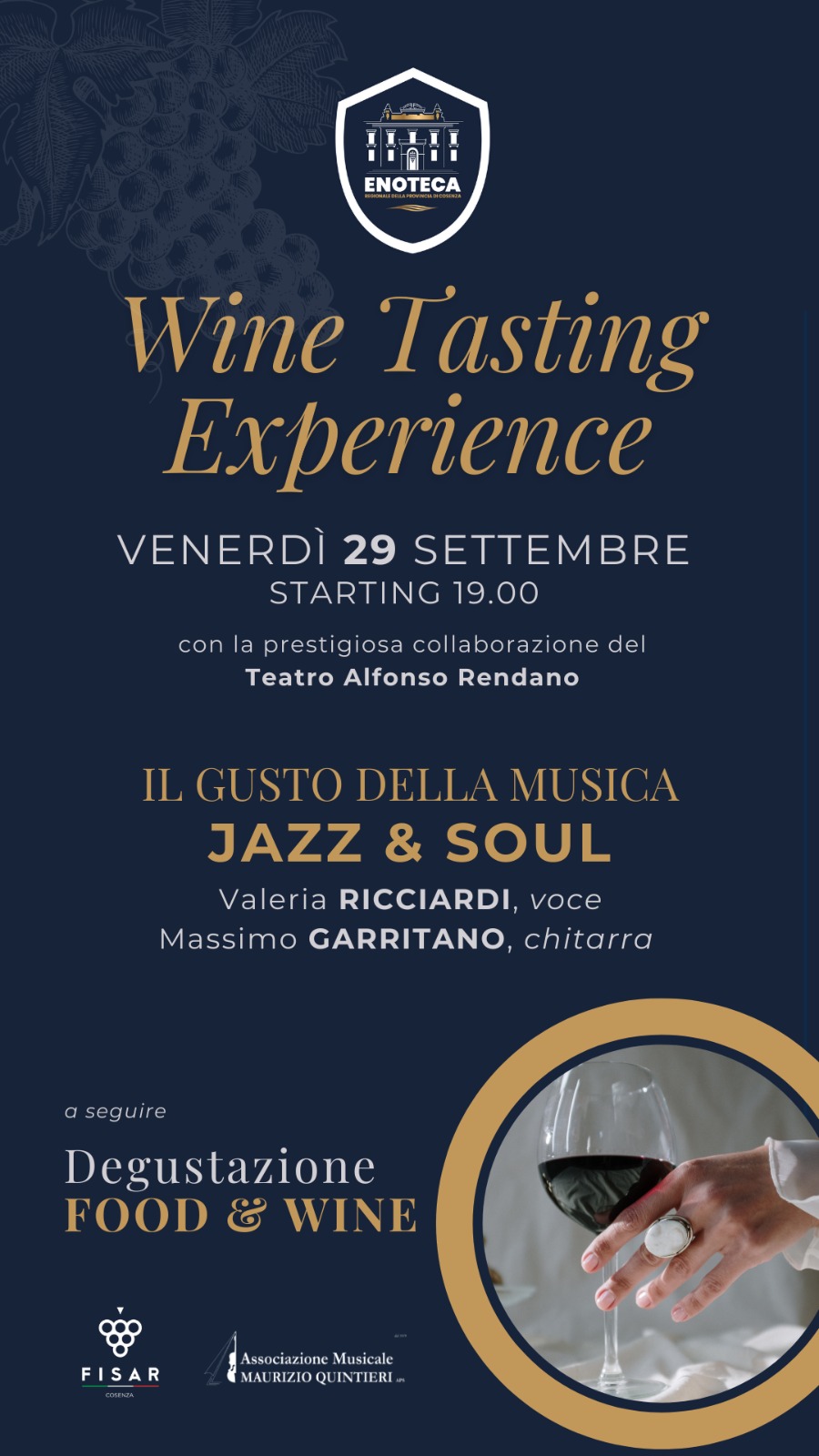 Wine Tasting Experience 29 Settembre 2023